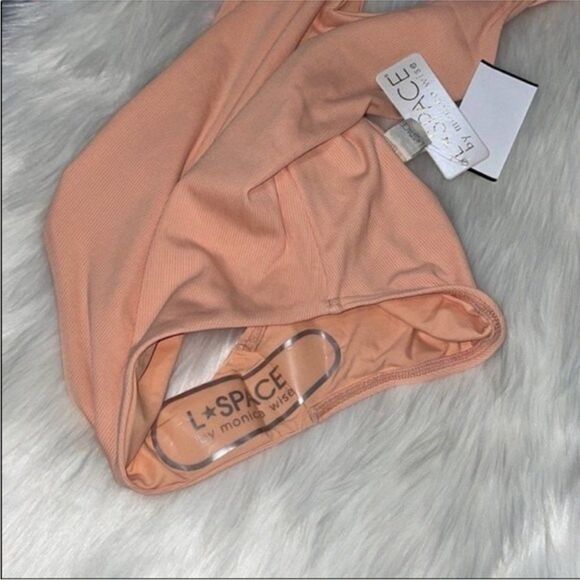 L*Space Ribbed Arizona One Piece Swimsuit Womens Size 6/S - Picture 8 of 13